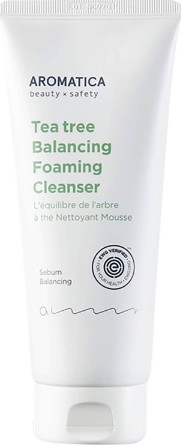 AROMATICA Tea Tree Balancing Foaming Cleanser 180g (AROMATICA 茶树平衡泡沫洁面乳 180克)
