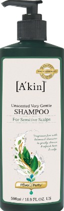 A'kin Mild & Gentle Shampoo （A'kin轻度温和洗发水）
