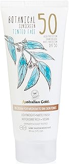Australian Gold - Botanical Tinted Face Cream SPF 50