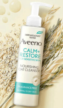 Aveeno Face Calm and Restore Nourishing Oat Cleanser 200ml - 护肤极简主义者：用简单的程序实现美丽