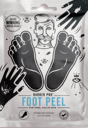 BARBER PRO Foot Peel Treatment (1 Pair) （BARBER PRO 足部去角质护理 (1 对)）