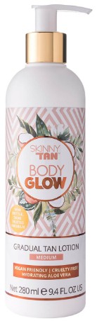 Body Glow by SKINNY TAN Medium Lotion 身体润肤乳280毫升