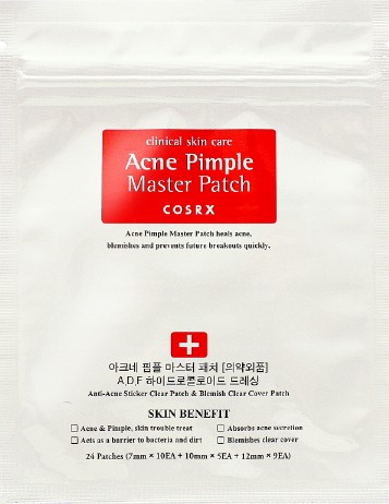 COSRX Acne Pimple Master Patch (24 Patches) （COSRX 珂丝艾丝粉刺痘痘贴纸 (24 个贴纸装)）