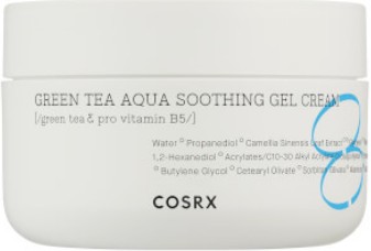 COSRX Hydrium Green Tea Aqua Soothing Gel Cream 50ml  （COSRX 珂丝艾丝绿茶舒缓凝胶面霜 50毫升）