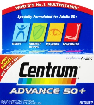 Centrum Advance 50 Plus Multivitamin Tablets 复合维生素60 片