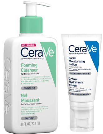 CeraVe Cleanse the Day Away Duo 日常护肤组合套装