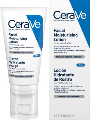 CeraVe Facial Moisturising Lotion No SPF 52ml （CeraVe 面部保湿霜 52毫升）