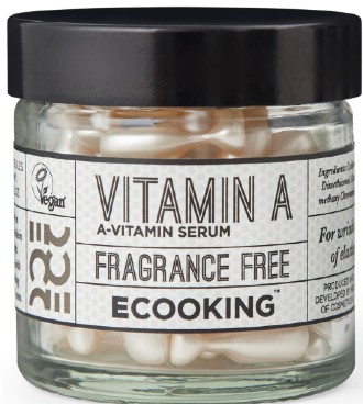 Ecooking Vitamin A Serum in Capsules 维他命A精华胶囊(外用而已，60粒)