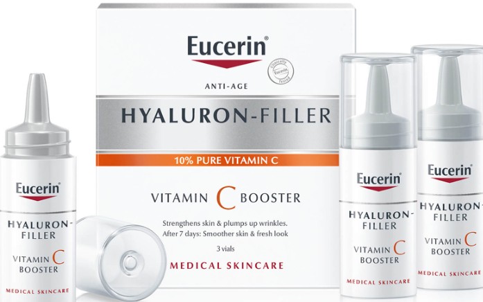 Eucerin Hyaluron-Filler Vitamin C Booster (3 Vials) （Eucerin 优色林透明质酸维他命C增强剂 (3 小瓶)）