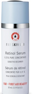 First Aid Beauty Skin Lab Retinol Serum 0.25% Pure Concentrate 30ml (Sensitive_Beginner) （First Aid Beauty急救美容0.25%视黄醇精华液 30毫升）