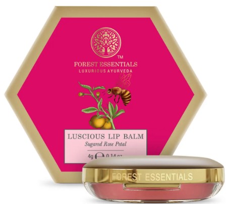 Forest Essentials Luscious Lip Balm Sugared Rose Petal甜美玫瑰花瓣润唇膏 4克