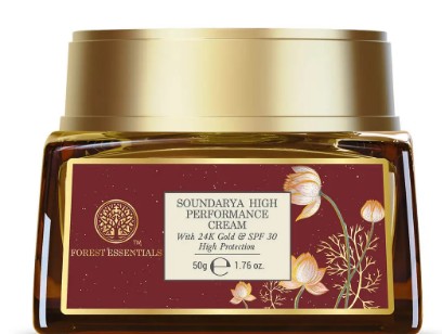 Forest Essentials Soundarya high-performance cream with 24 carats of gold and SPF30 高性能防护保湿面霜