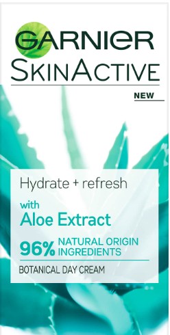 Garnier Natural Aloe Extract Moisturiser for Normal Skin 50ml （Garnier 卡尼尔天然芦荟保湿霜 50毫升）
