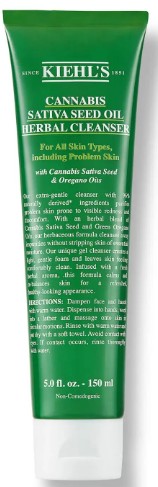 Kiehl's Cannabis Sativa Seed Oil Herbal Cleanser 科颜氏男士护肤大麻籽油草本洁面乳150毫升