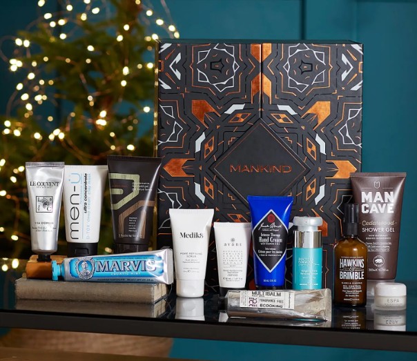 LOOKFANTASTIC x MANKIND 12-Day Advent 2021 男士圣诞超级大礼包 (超值大折扣 价值 £383英镑，经过折扣现价￡50 英镑)