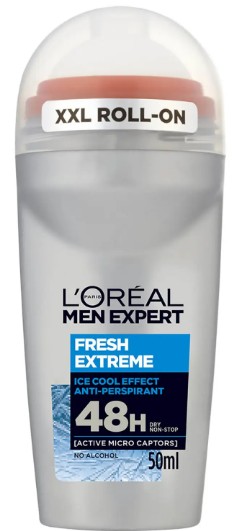 L'Oréal Men Expert Fresh Extreme Deodorant Roll-On 巴黎欧莱雅男士腋下除臭滚珠50毫升