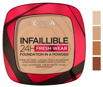 L'Oréal Paris Infallible 24 Hour Fresh Wear Foundation Powder 巴黎欧莱雅24小时粉底粉9克