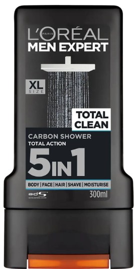L'Oréal Paris Men Expert Total Clean Shower Gel 巴黎欧莱雅男士沐浴露300毫升
