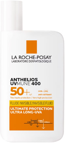 La Roche-Posay Anthelios UVMune 400 Invisible Fluid Non-Perfumed Suncream SPF50+ 50ml