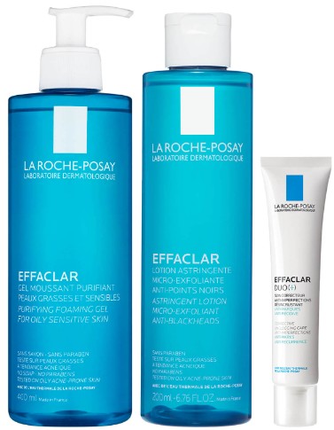 La Roche-Posay Effaclar 抗痘祛痘三步骤