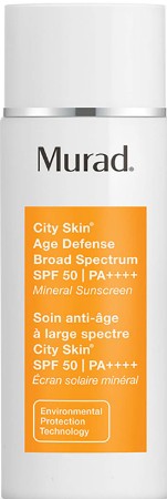 Murad City Skin Age Defense Broad Spectrum SPF 50 PA ++++ （Murad 抗衰老防御保湿防晒霜 SPF 50 PA ++++ ）