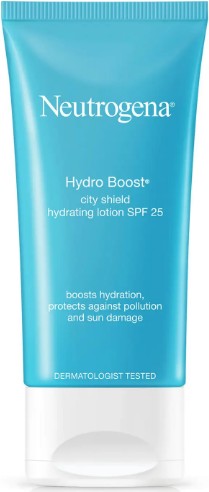 Neutrogena Hydro Boost City Shield SPF25 Moisturiser and Facial Sunscreen 露得清保湿防晒霜50毫升