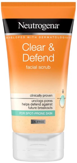 Neutrogena® Clear & Defend Facial Scrub面部防御磨砂膏150毫升