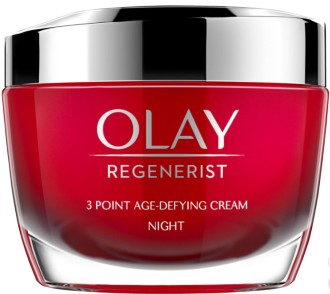 Olay Regenerist Fragrance Free Night Face Cream with Niacinamide and Peptides 玉兰油保湿晚霜50毫升