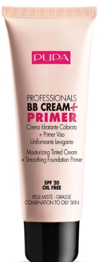 PUPA Professionals BB Cream Primer for Combination-Oily Skin BB霜 – 浅色-中度颜色