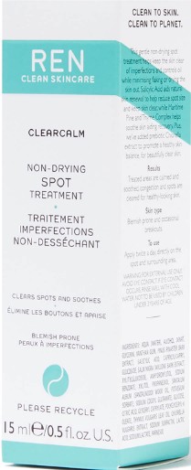 REN Clean Skincare Clearcalm Non-Drying Spot Treatment （REN Clean Skincare 暗疮痘痘治疗乳霜 15毫升）