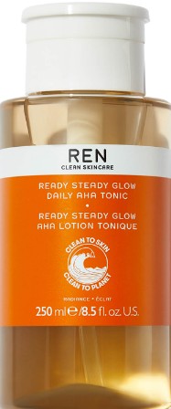 REN Clean Skincare Ready Steady Glow Daily AHA Tonic 250ml （REN 清洁镇静营养爽肤水 250毫升）
