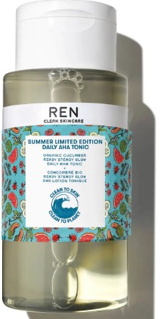 REN Clean Skincare Summer Limited Edition Daily AHA Tonic 夏季限量版AHA爽肤水250毫升