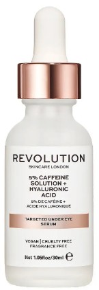 Revolution Beauty Targeted Under Eye Serum - 5% Caffeine + Hyaluronic Acid Serum 5% 咖啡因透明质酸眼部精华液30毫升