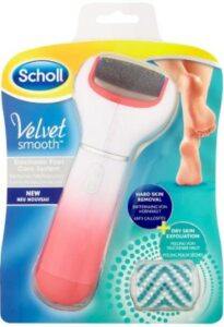 Scholl Velvet Smooth Electric Foot File with Exfoliating （Scholl 电动去角质磨脚器）