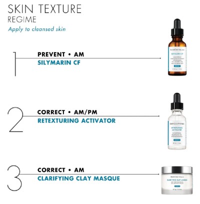 SkinCeuticals修丽可为您搭配改善皮肤质地的几个步骤