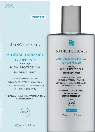 SkinCeuticals Mineral Radiance UV Defense SPF50 Sunscreen Protection 30ml （SkinCeutical 矿物防晒霜 SPF50 ）
