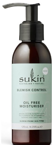 Sukin Blemish Control Oil Free Moisturiser 控油保湿霜125毫升