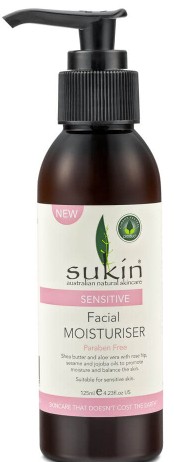 Sukin Sensitive Facial Moisturiser (125ml) （Sukin 敏感面部保湿霜 (125毫升)）