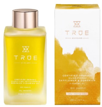 TRUE Skincare Certified Organic Clarifying Safflower and Geranium Cleansing Oil 红花天竺葵卸妆油100毫升