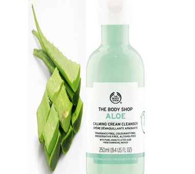 The Body Shop Aloe Calming Cream Cleanser芦荟镇定洁面乳