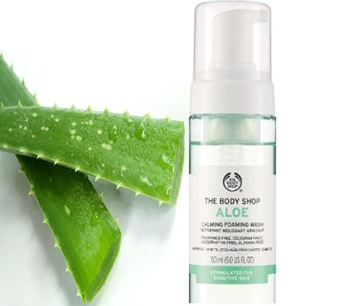 The Body Shop Aloe Calming Foaming Wash芦荟镇定泡沫洗面奶