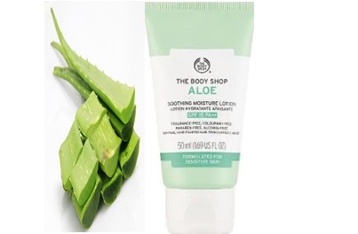 The Body Shop Aloe Soothing Moisture Lotion SPF15芦荟舒缓保湿防嗮乳