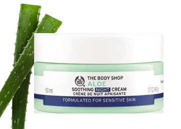 The Body Shop Aloe Soothing Night Cream芦荟舒缓晚霜
