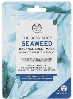 The Body Shop Seaweed Balance Sheet Mask海藻片装面膜