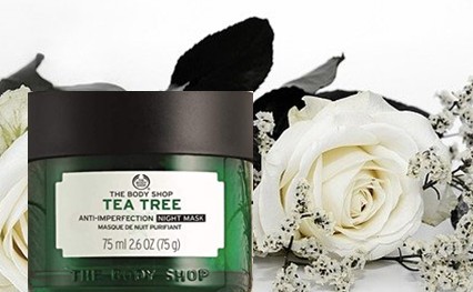 The Body Shop Tea Tree Anti-imperfection Night Mask茶树夜间面膜