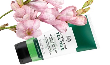 The Body Shop Tea Tree Squeaky-Clean Scrub 茶树磨砂膏