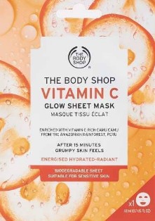 The Body Shop Vitamin C Glow Sheet Mask维他命C片装面膜