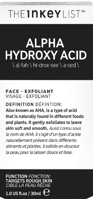 The INKEY List Alpha Hydroxy Acid Serum （The INKEY List AHA 精华液）