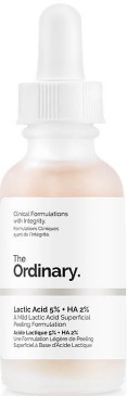 The Ordinary Lactic Acid 5% + HA 2% Superficial Peeling Formulation （5%乳酸+ 2％HA透明质酸）