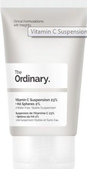 The Ordinary Vitamin C Suspension 23% + HA Spheres 2% （23％液态维他命C +2% HA球体透明质酸）